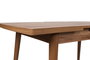 Hanah Home Inci 1141 Mesa de comedor extensible Nogal